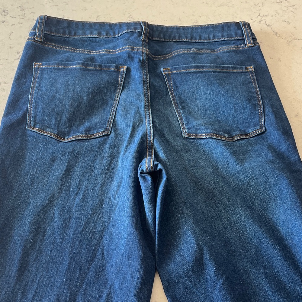 Lauren Conrad Super High Rise Flare Blue Jeans size 10 - Picture 6 of 8